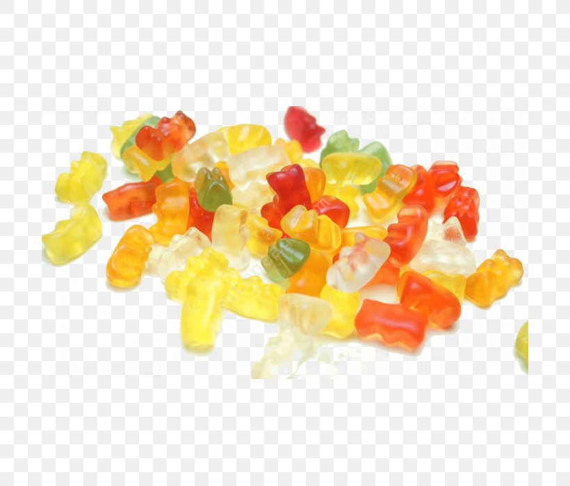 Gummy Bear Gelatin Dessert Haribo Jelly Babies Wine Gum, PNG, 700x700px, Gummy Bear, Candy, Confectionery, Flavor, Food Download Free