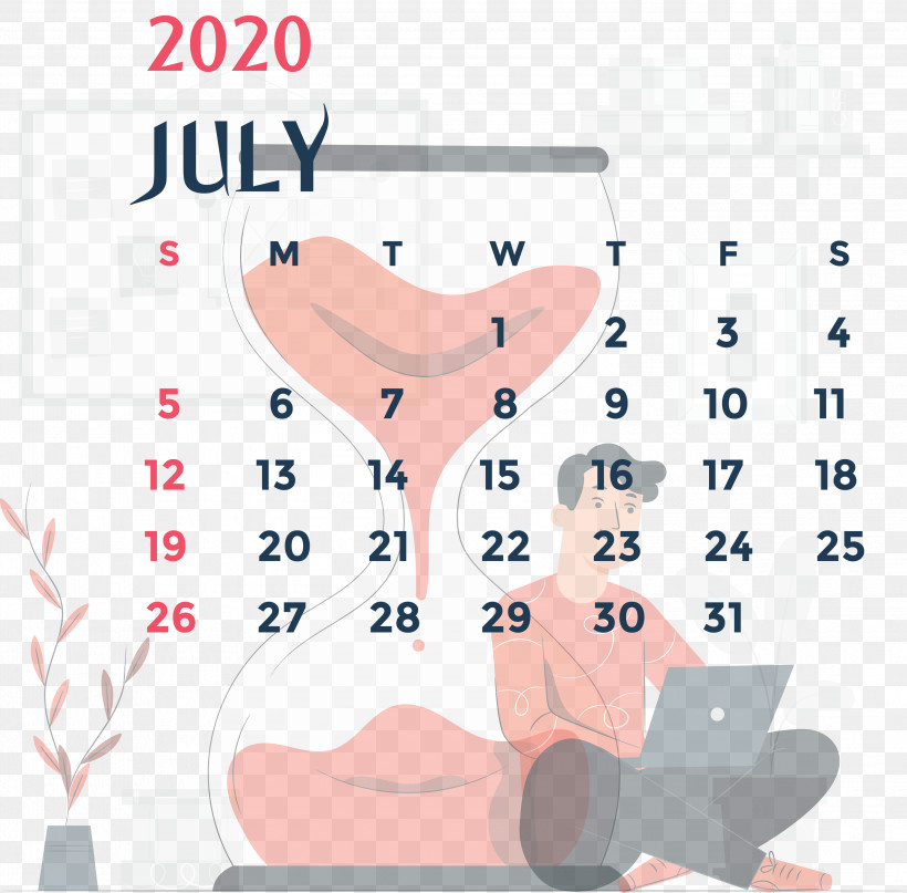 July 2020 Printable Calendar July 2020 Calendar 2020 Calendar, PNG, 3000x2956px, 2020 Calendar, July 2020 Printable Calendar, Angle, Area, Calendar System Download Free