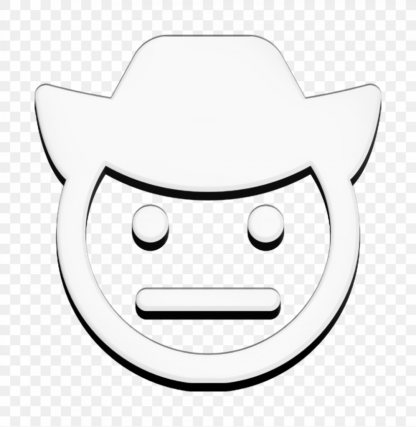 Cowboy Icon Smiley And People Icon Emoji Icon, PNG, 984x1010px, Cowboy Icon, Cartoon, Emoji Icon, Headgear, Meter Download Free