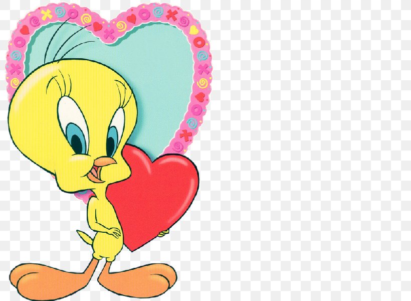 Tweety Bugs Bunny Animation Love Drawing, PNG, 800x600px, Watercolor, Cartoon, Flower, Frame, Heart Download Free