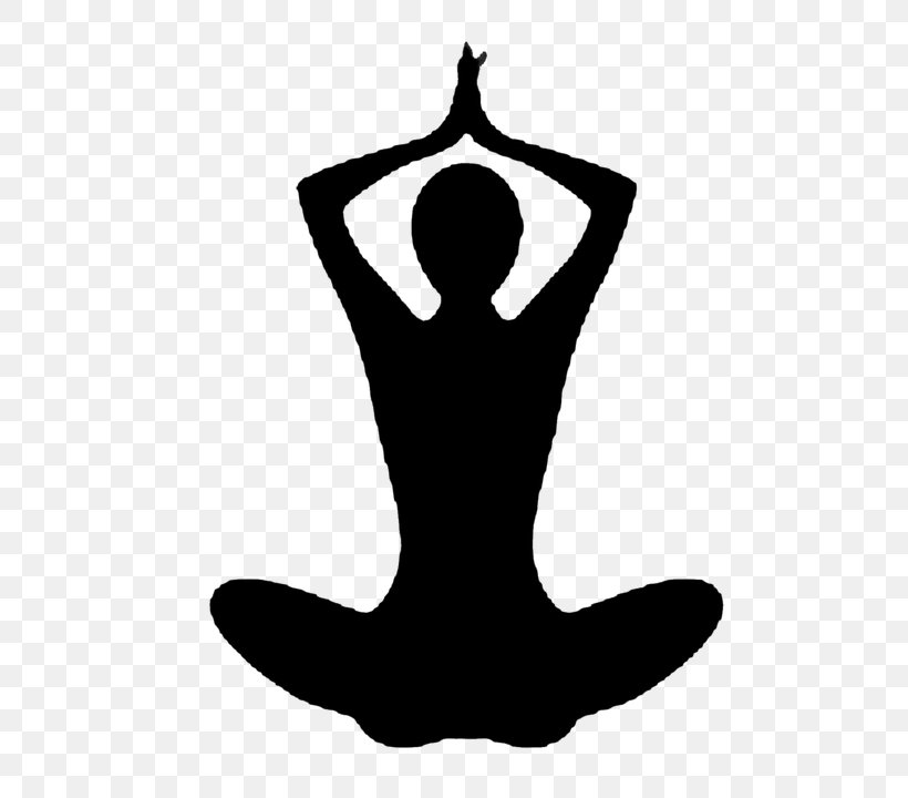 Yoga Royalty-free Lotus Position Logo, PNG, 720x720px, Yoga, Black And White, Exercise, Hand, Logo Download Free