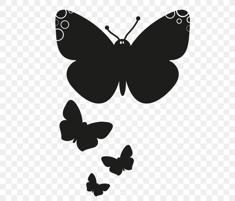 Butterfly Cricut Clip Art, PNG, 700x700px, Butterfly, Black, Black And White, Brush Footed Butterfly, Cake Download Free