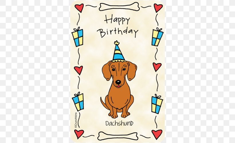 Dachshund Birthday Cake Wedding Invitation Puppy Greeting & Note Cards, PNG, 500x500px, Dachshund, Area, Balloon, Birthday, Birthday Cake Download Free