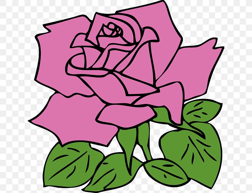Rose Clip Art, PNG, 640x628px, Rose, Area, Art, Artwork, Drawing Download Free