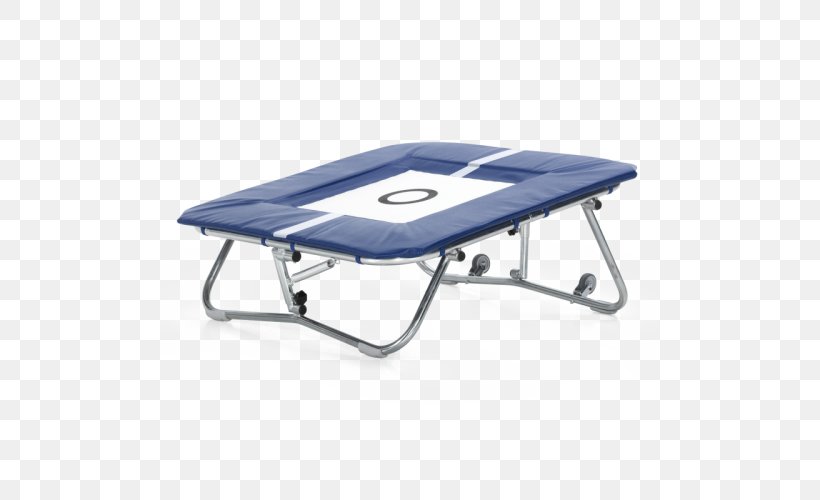 Trampoline Artistic Gymnastics Trampolining Trampette, PNG, 500x500px, Trampoline, Artistic Gymnastics, Automotive Exterior, Blue, Diving Boards Download Free