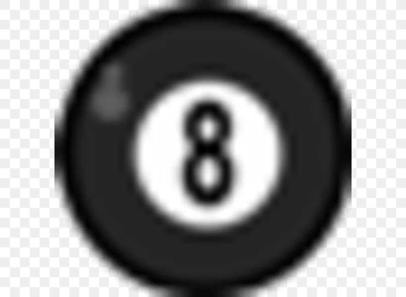Eight-ball Symbol Pool Circle Font, PNG, 600x600px, Eightball, Ball, Black, Black And White, Black M Download Free
