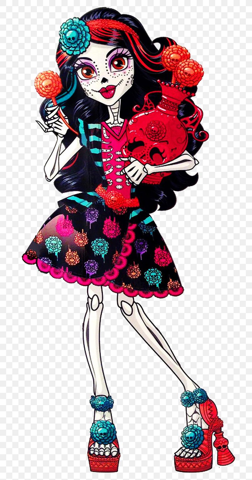 Monster High Skelita Calaveras Doll Art Toy, PNG, 752x1564px, Monster High, Art, Art Doll, Artist, Calaca Download Free