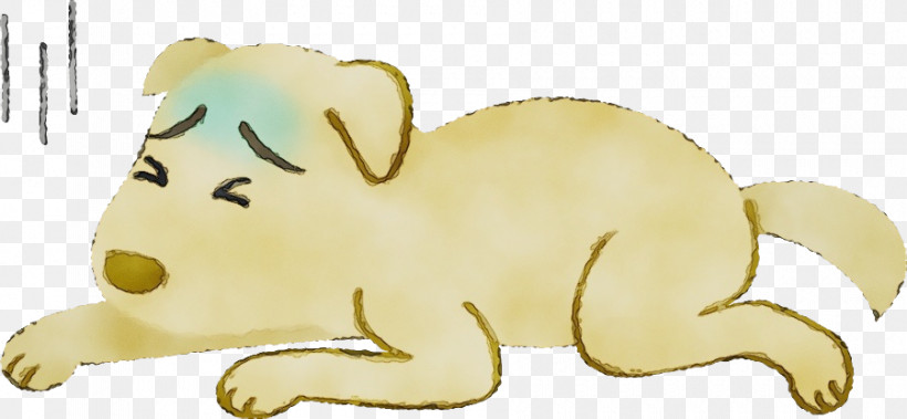 Yellow Tail Animal Figure, PNG, 900x416px, Watercolor, Animal Figure, Paint, Tail, Wet Ink Download Free