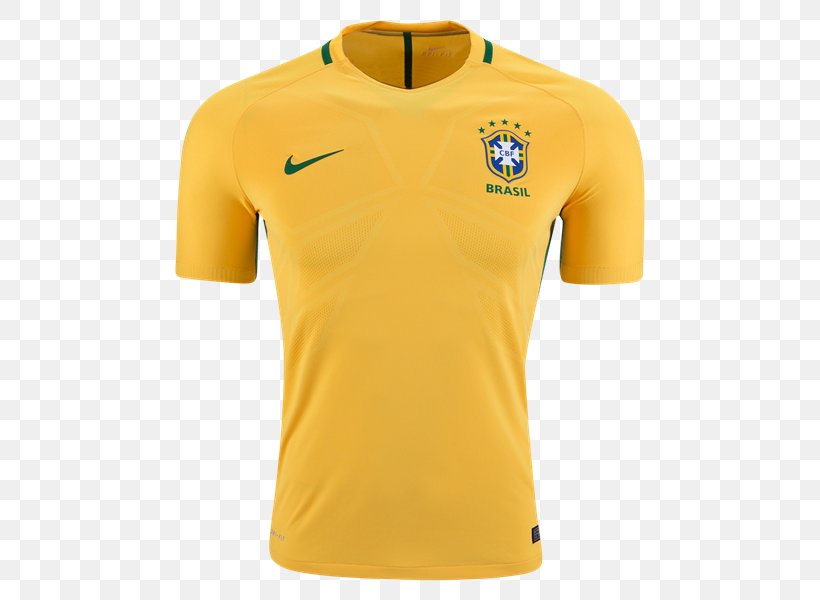 Brazil National Football Team T-shirt 2018 FIFA World Cup Paris Saint-Germain F.C., PNG, 600x600px, 2018 Fifa World Cup, Brazil National Football Team, Active Shirt, Brazil, Football Download Free