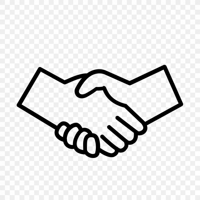Handshake Clip Art, PNG, 1200x1200px, Handshake, Area, Black, Black And White, Business Download Free