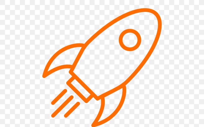 Rocket Flat Design Spacecraft, PNG, 512x512px, Rocket, Area, Business, Flat Design, Orange Download Free