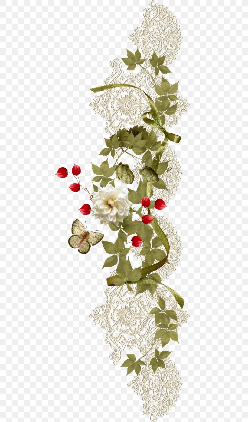 Floral Design Picture Frames Flower, PNG, 500x1393px, Floral Design, Branch, Christmas Decoration, Decoupage, Digital Scrapbooking Download Free