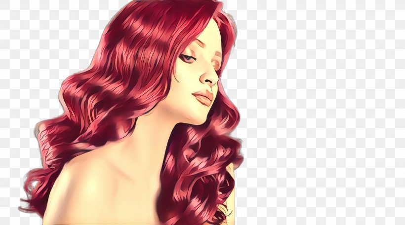 Hair Face Hair Coloring Hairstyle Red, PNG, 2680x1492px, Cartoon, Beauty, Chin, Face, Hair Download Free