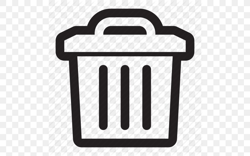 Rubbish Bins & Waste Paper Baskets Recycling Bin Clip Art, PNG, 512x512px, Rubbish Bins Waste Paper Baskets, Area, Black And White, Brand, Compost Download Free