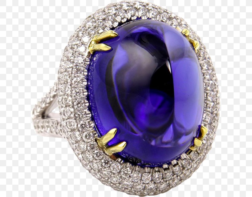 Sapphire Gemological Institute Of America Diamond Ring Tanzanite, PNG, 640x640px, Sapphire, Amethyst, Blue, Body Jewelry, Cobalt Blue Download Free