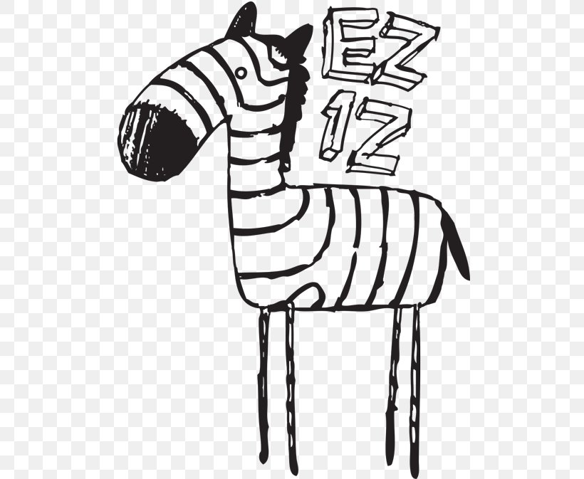 Zebra Mustang Drawing Clip Art, PNG, 500x673px, Zebra, Animal Figure, Art, Artwork, Black And White Download Free