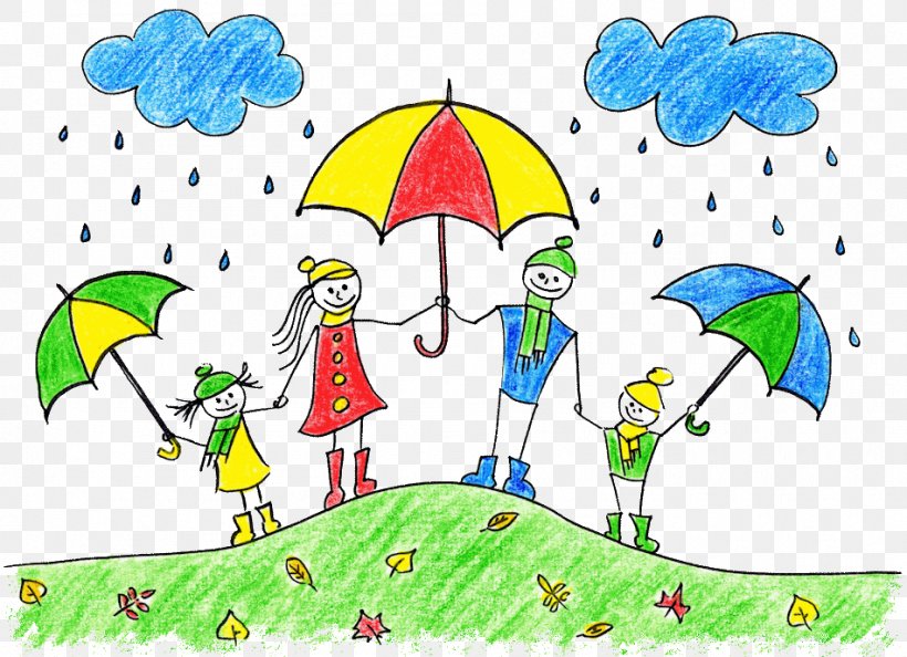 Children's Drawing Wet Season, PNG, 950x689px, Drawing, Area, Art, Artwork, Child Download Free