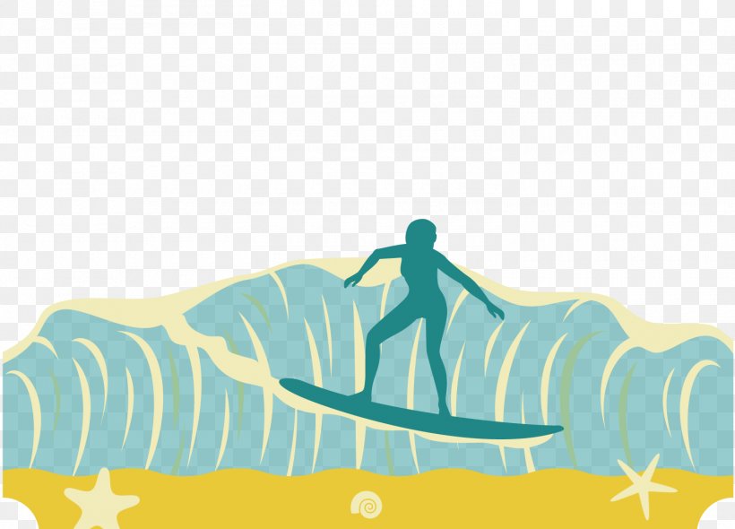 Graphic Design Surfing Wind Wave Illustration, PNG, 1500x1080px, Surfing, Area, Art, Designer, Organism Download Free