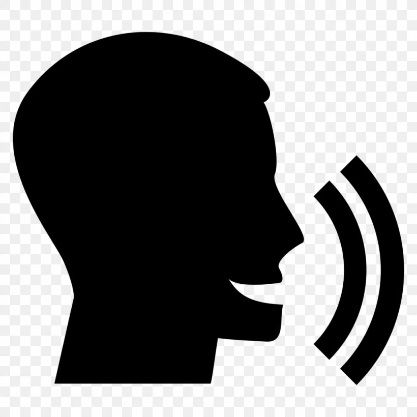 Speech Recognition Conversation English Passive Voice, PNG, 1024x1024px, Speech, Active Voice, Black, Black And White, Conversation Download Free