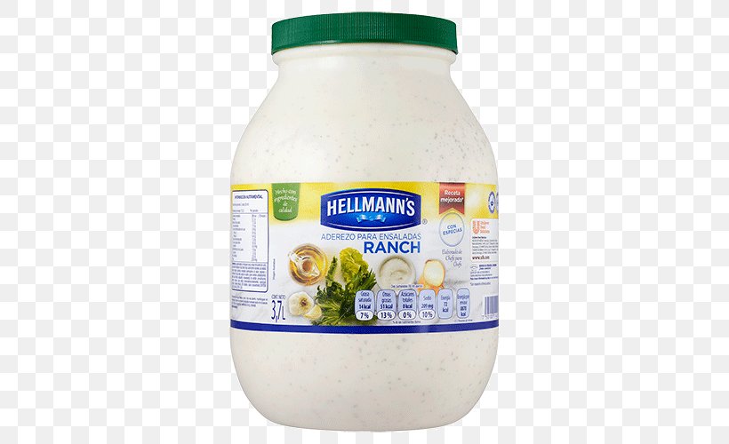 Condiment Hellmann's And Best Foods H. J. Heinz Company Flavor Ranch Dressing, PNG, 500x500px, Condiment, Flavor, Food, H J Heinz Company, Ingredient Download Free