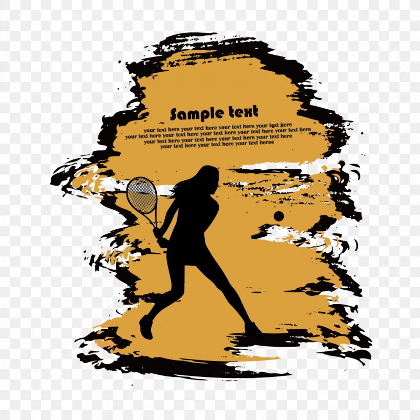 People Playing Badminton, PNG, 1181x1181px, Silhouette, Art, Brand, Cartoon, Drawing Download Free