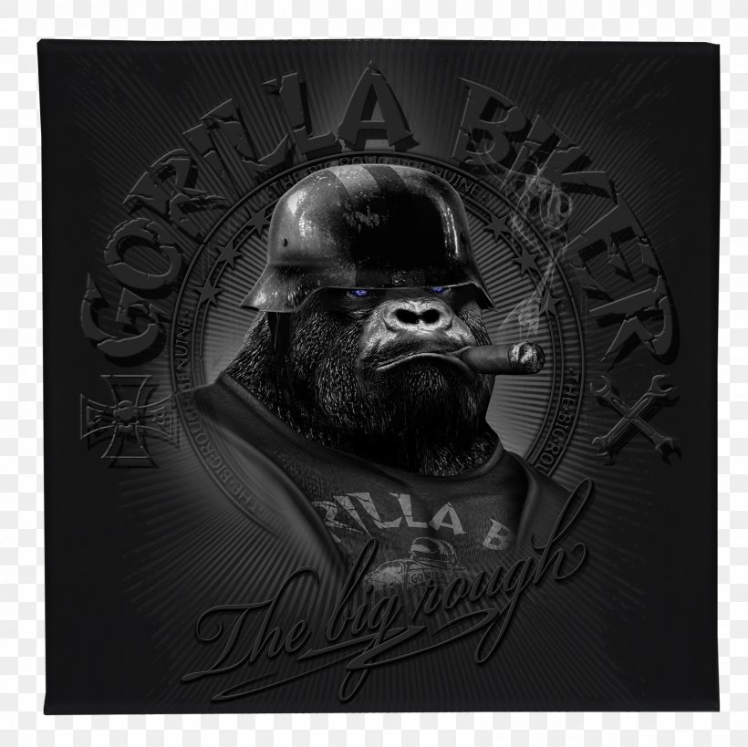 Canvas Blejtram Desktop Wallpaper Gorilla, PNG, 1600x1600px, Canvas, Bild, Black And White, Blejtram, Computer Download Free