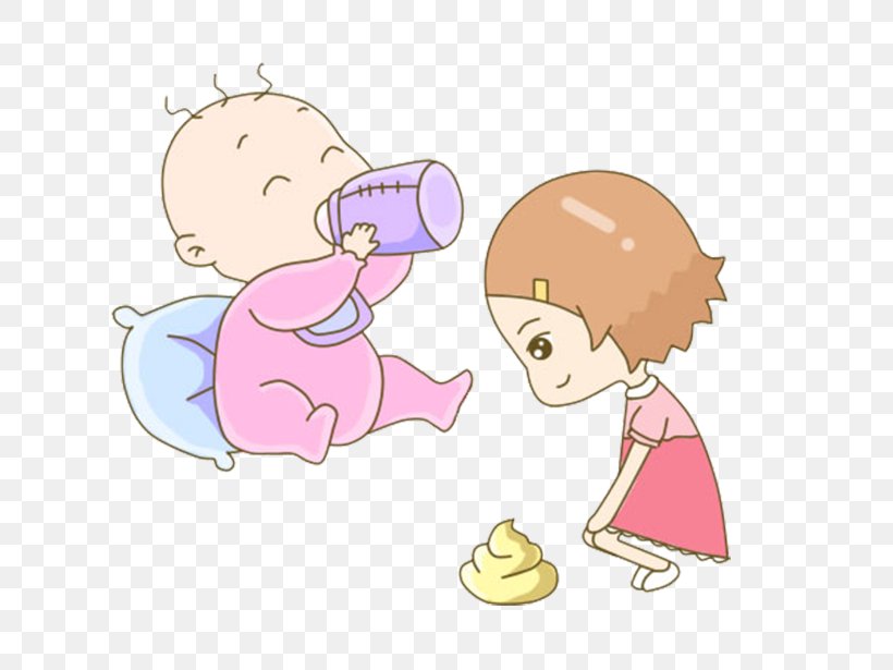 Milk Infant Baby Bottle Eating, PNG, 615x615px, Watercolor, Cartoon, Flower, Frame, Heart Download Free