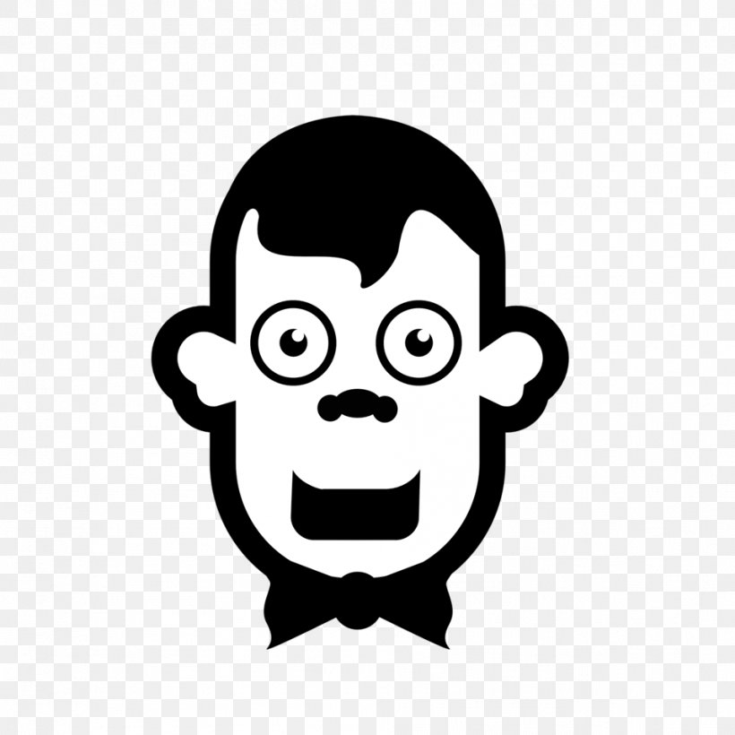 Clip Art, PNG, 958x958px, Graphic Arts, Art, Black And White, Face, Fictional Character Download Free
