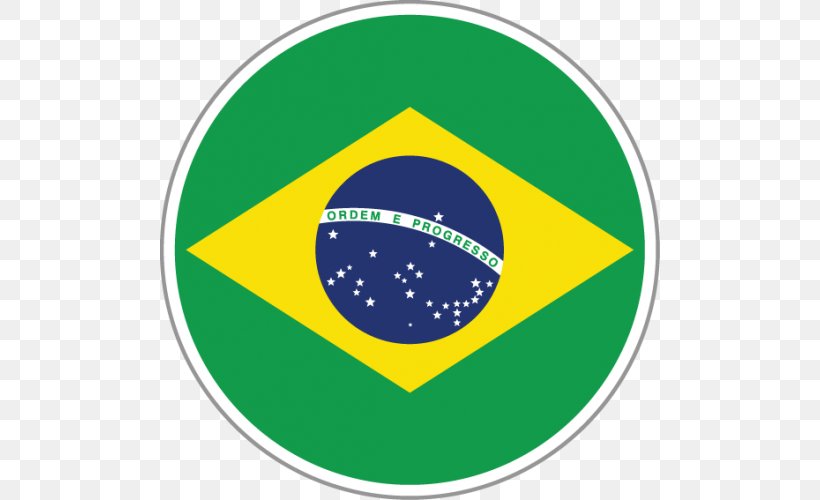 Flag Of Brazil Kingdom Of Brazil Flag Of The United States, PNG, 500x500px, Brazil, Ball, Creative Market, Flag, Flag Of Brazil Download Free