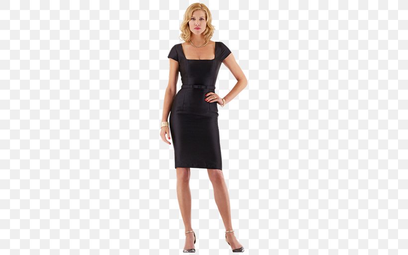 Little Black Dress Cocktail Dress Fashion, PNG, 512x512px, Little Black Dress, Abdomen, Bell Sleeve, Black, Bodycon Dress Download Free