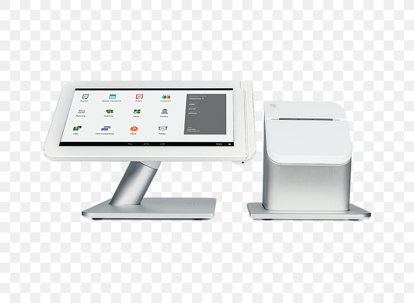 Point Of Sale Clover Network Retail Business Merchant, PNG, 650x600px, Point Of Sale, Business, Clover Network, Clover Station, Computer Monitor Accessory Download Free