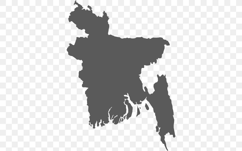 Bangladesh Blank Map, PNG, 512x512px, Bangladesh, Black, Black And White, Blank Map, Library Download Free