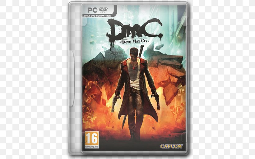DmC: Devil May Cry Devil May Cry 4 Xbox 360 PlayStation 3, PNG, 512x512px, Devil May Cry, Action Figure, Action Film, Capcom, Dante Download Free
