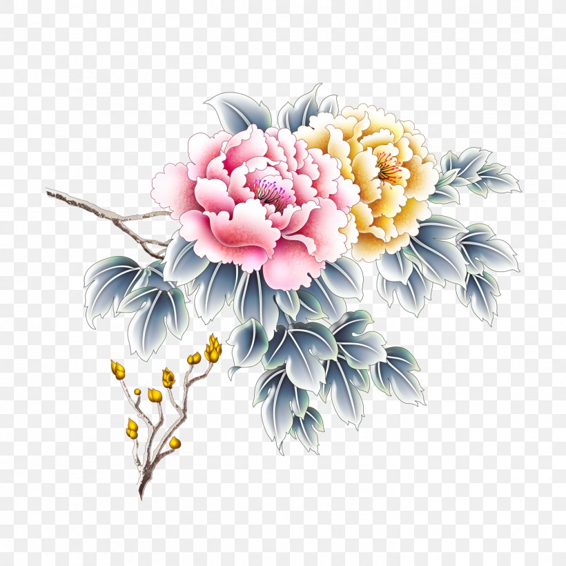 Moutan Peony, PNG, 1417x1417px, Peony, Blossom, Chinoiserie, Chrysanths, Cut Flowers Download Free