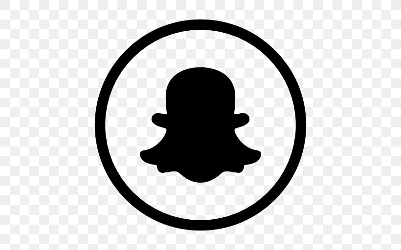 Social Media Snapchat, PNG, 512x512px, Social Media, Android, Area, Black, Black And White Download Free