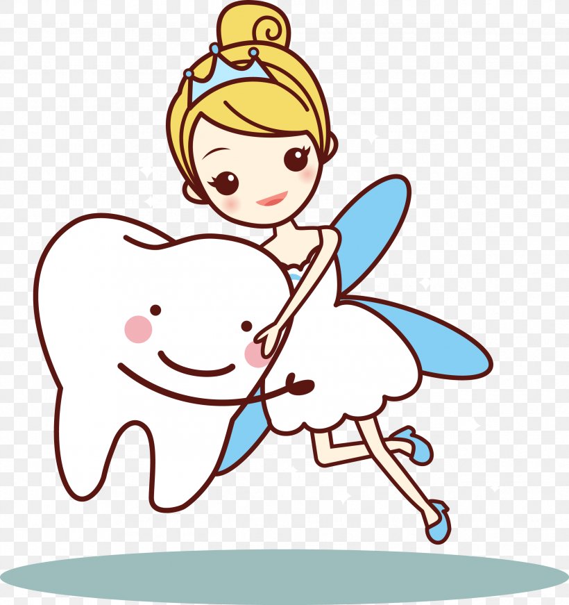 Tooth Fairy Clip Art, PNG, 2533x2692px, Watercolor, Cartoon, Flower, Frame, Heart Download Free