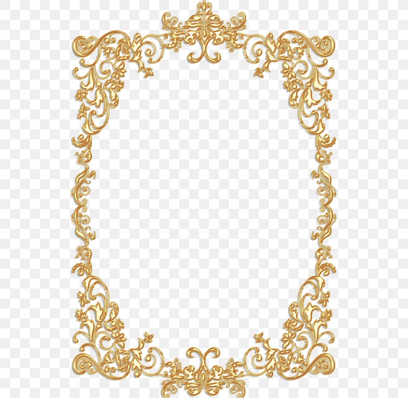Borders And Frames Picture Frames Gold Vintage Clip Art, PNG, 533x800px, Borders And Frames, Area, Body Jewelry, Decorative Arts, Digital Image Download Free