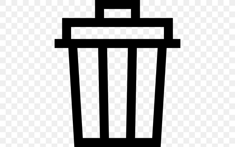 Rubbish Bins & Waste Paper Baskets Clip Art, PNG, 512x512px, Rubbish Bins Waste Paper Baskets, Area, Binary File, Black And White, Container Download Free