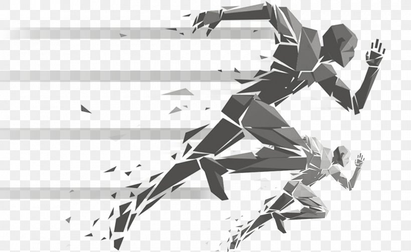 Running Jogging GroupWare Informationstechnologie AG, PNG, 1680x1031px, 5k Run, 10k Run, Running, Arm, Black And White Download Free