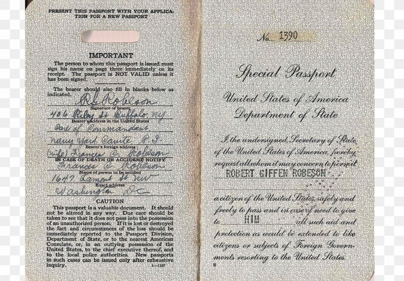 United States Passport Identity Document Second World War, PNG, 1517x1060px, Passport, Document, Europe, Form, Identity Document Download Free