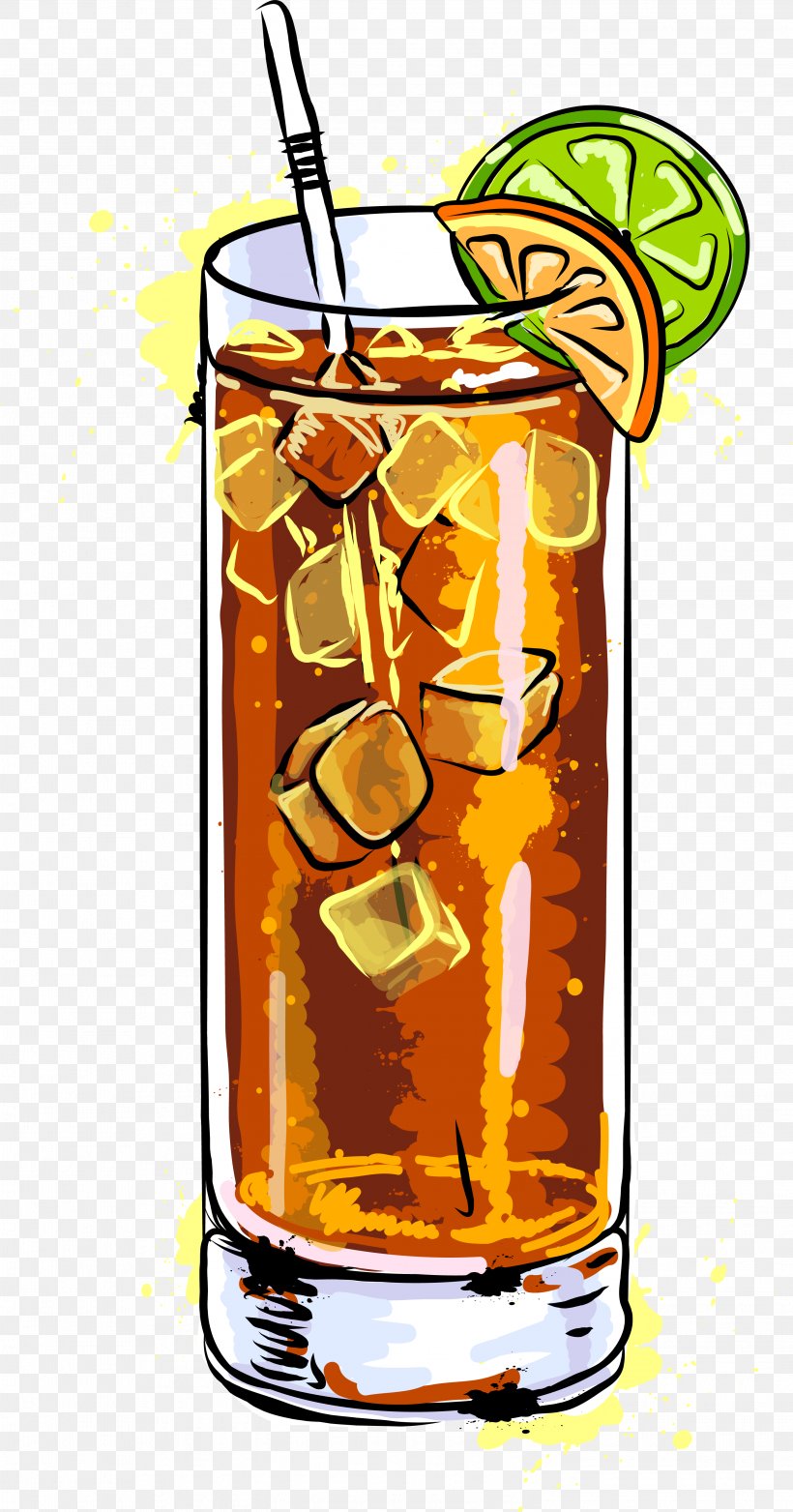 Rum And Coke Long Island Iced Tea Juice Cocktail Coffee, PNG, 3001x5723px, Watercolor, Cartoon, Flower, Frame, Heart Download Free