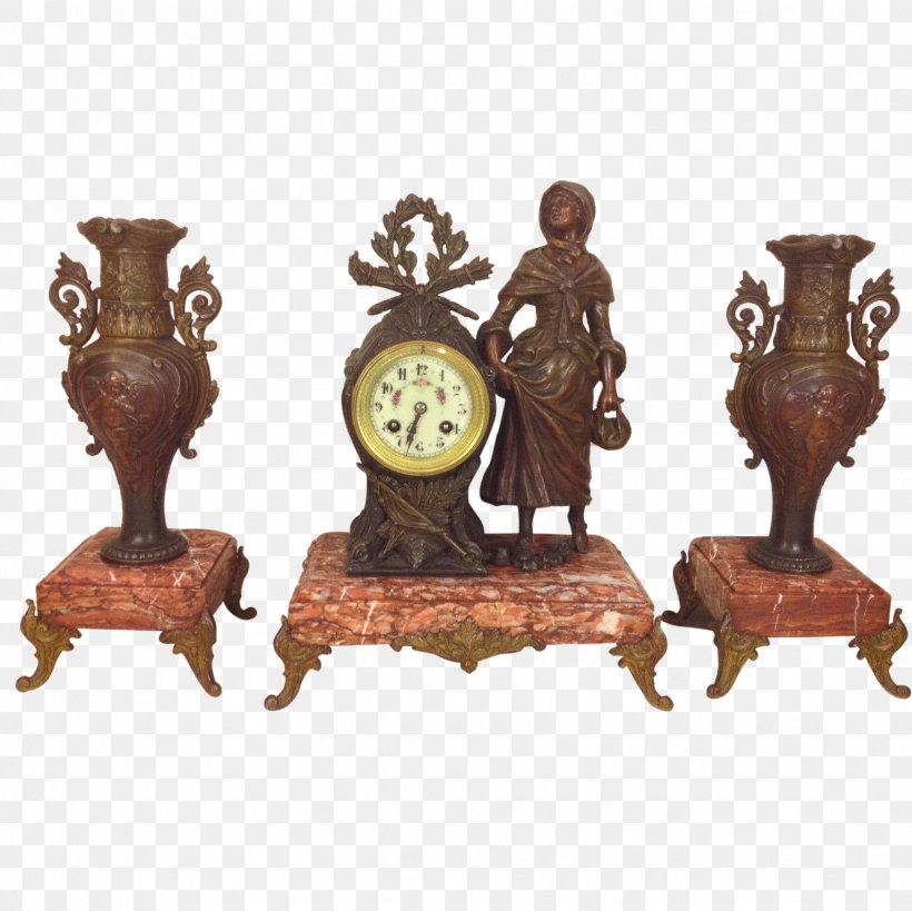 Garniture French Empire Mantel Clock Antique, PNG, 1534x1534px, Garniture, Antique, Artifact, Bronze, Clock Download Free