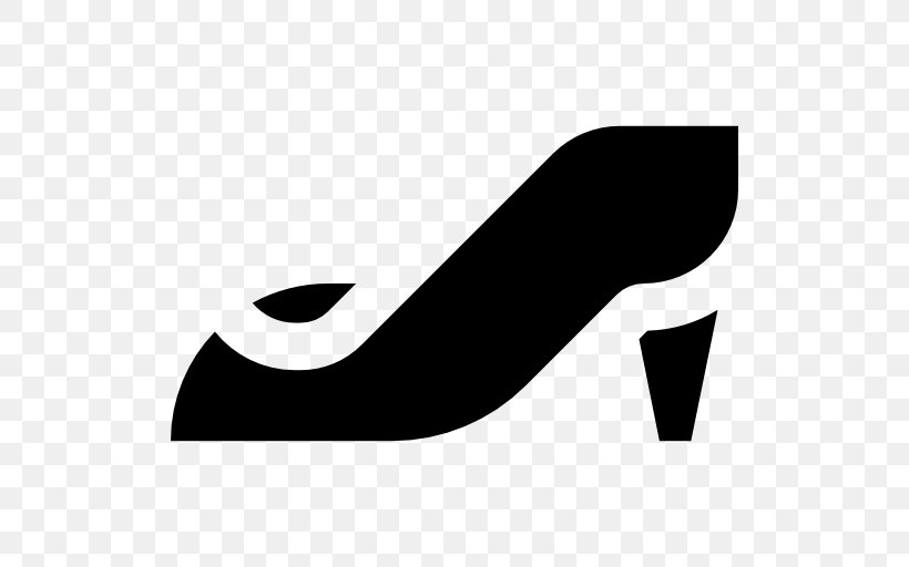 Line Angle Shoe Clip Art, PNG, 512x512px, Shoe, Black, Black And White, Black M, Logo Download Free