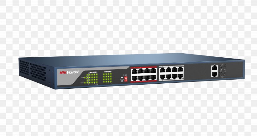 Power Over Ethernet Network Switch Port Computer Network Hikvision, PNG, 7000x3706px, Power Over Ethernet, Audio Receiver, Closedcircuit Television, Computer Network, Electronic Component Download Free
