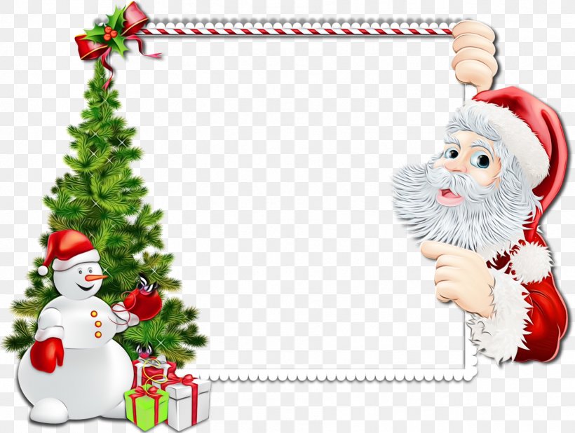 Santa Claus, PNG, 1811x1367px, Watercolor, Christmas, Christmas Decoration, Christmas Eve, Christmas Ornament Download Free