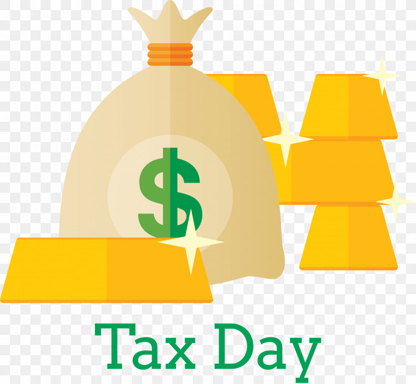 Tax Day, PNG, 3000x2773px, Tax Day, Logo, Yellow Download Free