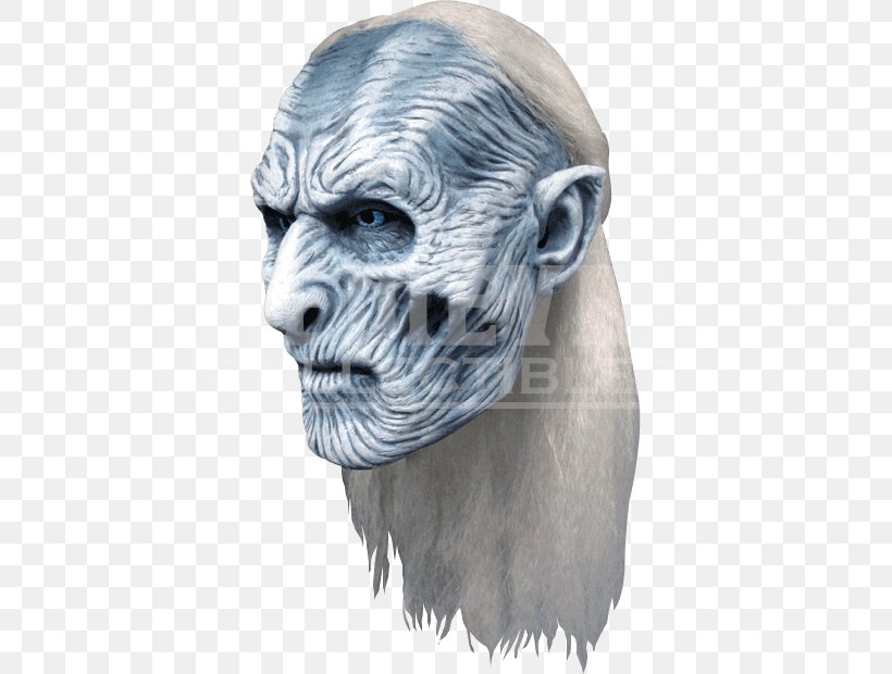 White Walker Night King Latex Mask Game Of Thrones: Seven Kingdoms, PNG, 620x620px, White Walker, Carnival, Chimpanzee, Clothing Accessories, Costume Download Free