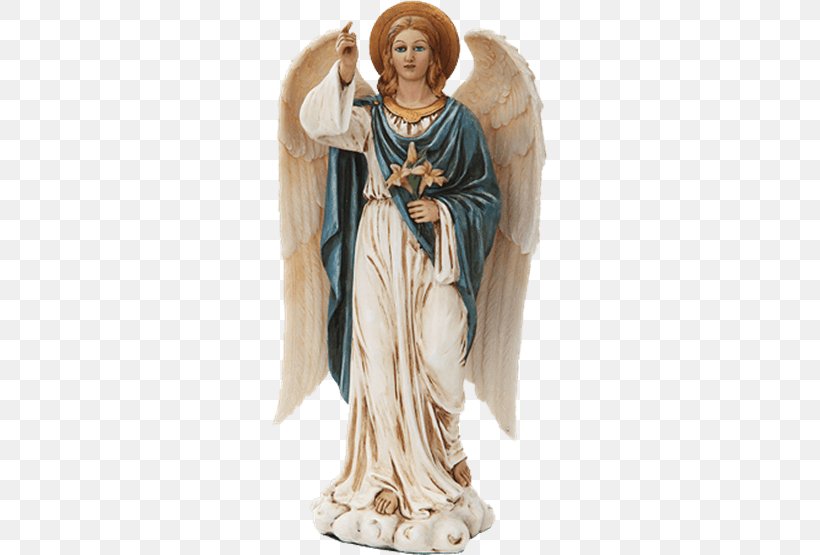 Angel Gabriel Michael Statue Figurine, PNG, 555x555px, Angel, Angels, Archangel, Barachiel, Bronze Sculpture Download Free