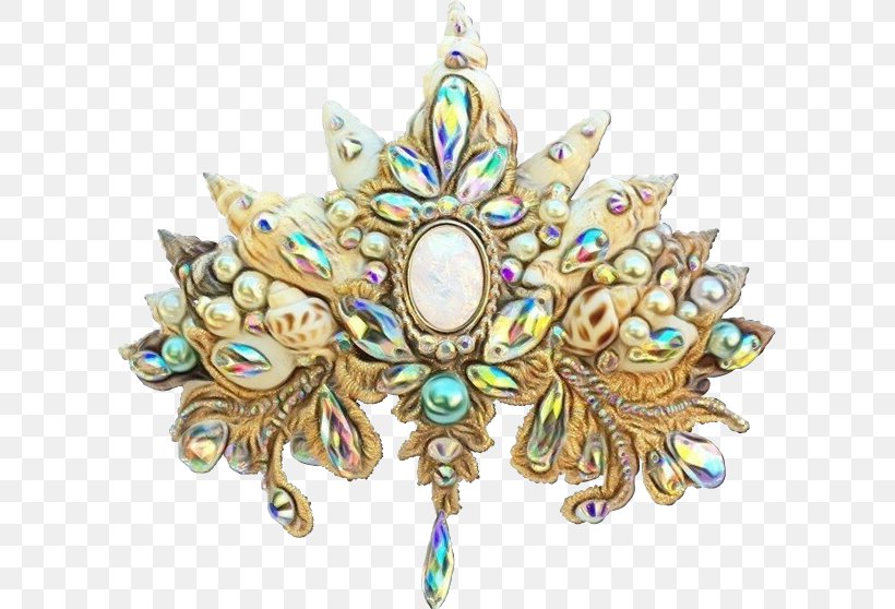 Brooch Earring Gemstone Christmas Ornament Christmas Day, PNG, 603x558px, Brooch, Body Jewelry, Christmas Day, Christmas Ornament, Crystal Download Free