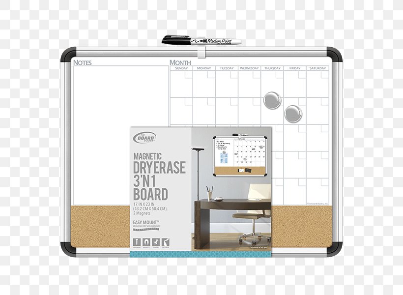 Dry-Erase Boards Craft Magnets Bulletin Board Aluminium Inch, PNG, 600x600px, Dryerase Boards, Aluminium, Arbel, Brand, Bulletin Board Download Free